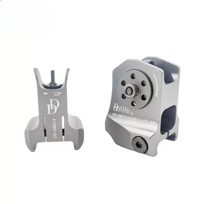 Silver metal mechanical sights