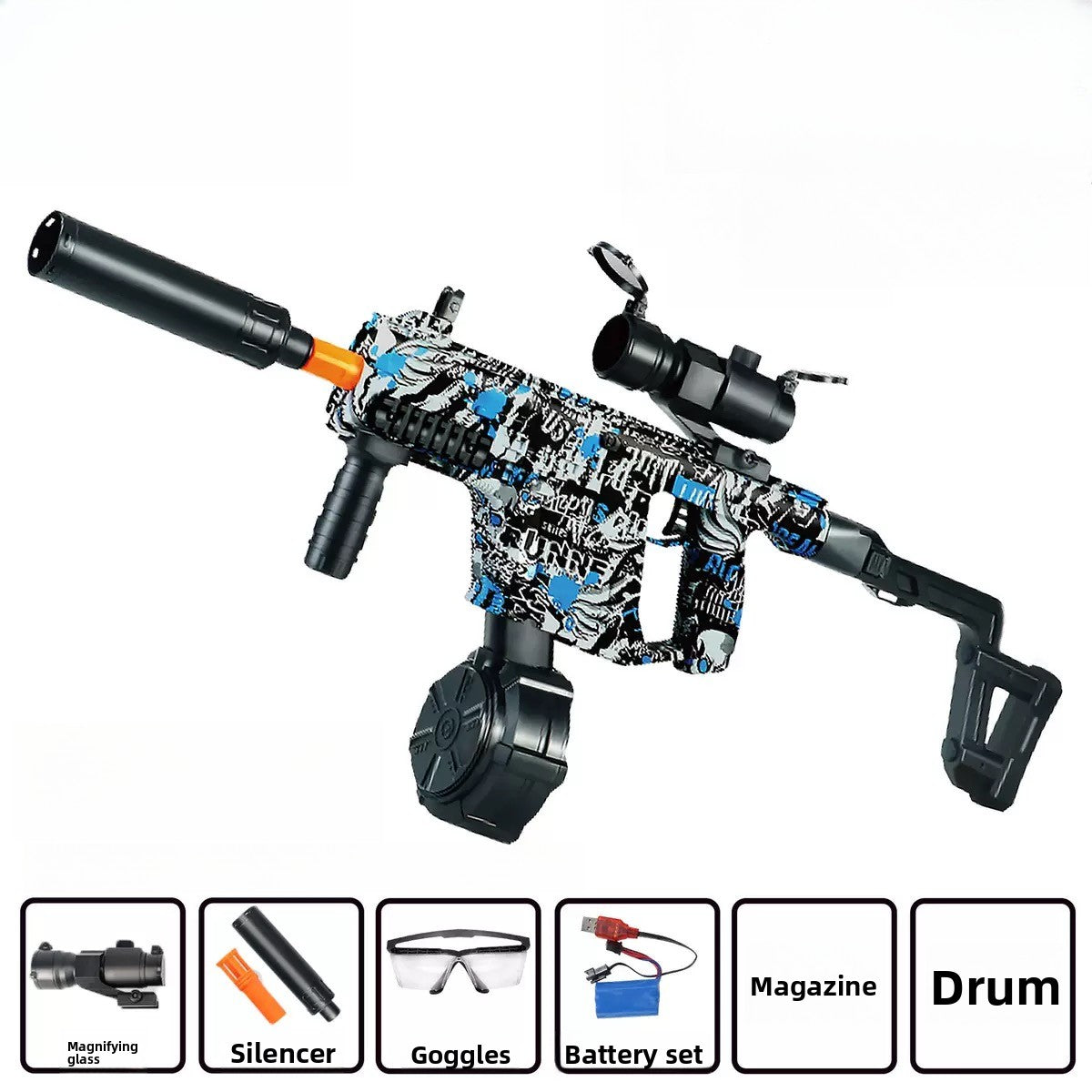 vector-graffiti-blue-gel-gun