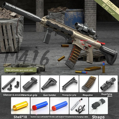 M416 sand color soft bullet gun