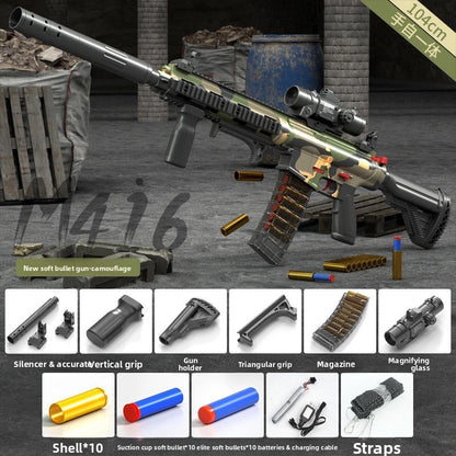 M416 camouflage soft bullet gun