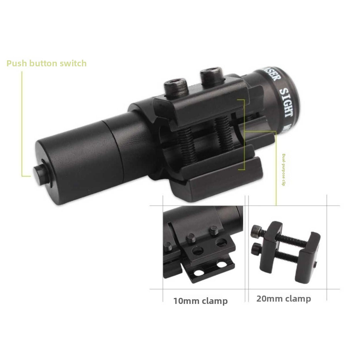 Applicable to 10mm/20mm rail