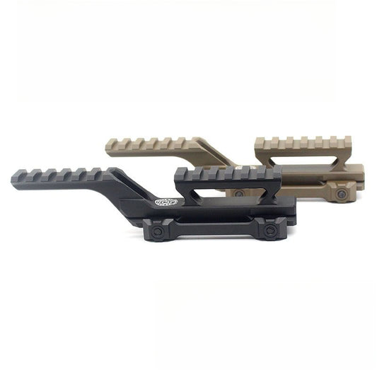 Metal heightened rail bracket