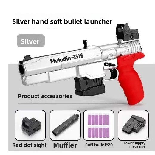 3516 Silver Soft Bullet Gun