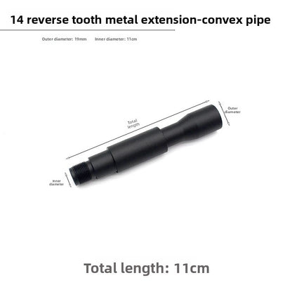 11cm concave and convex tube