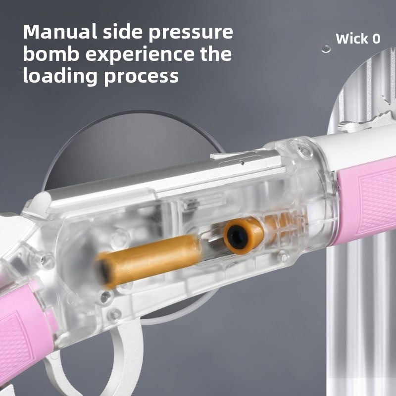 Manual side pressure bullet