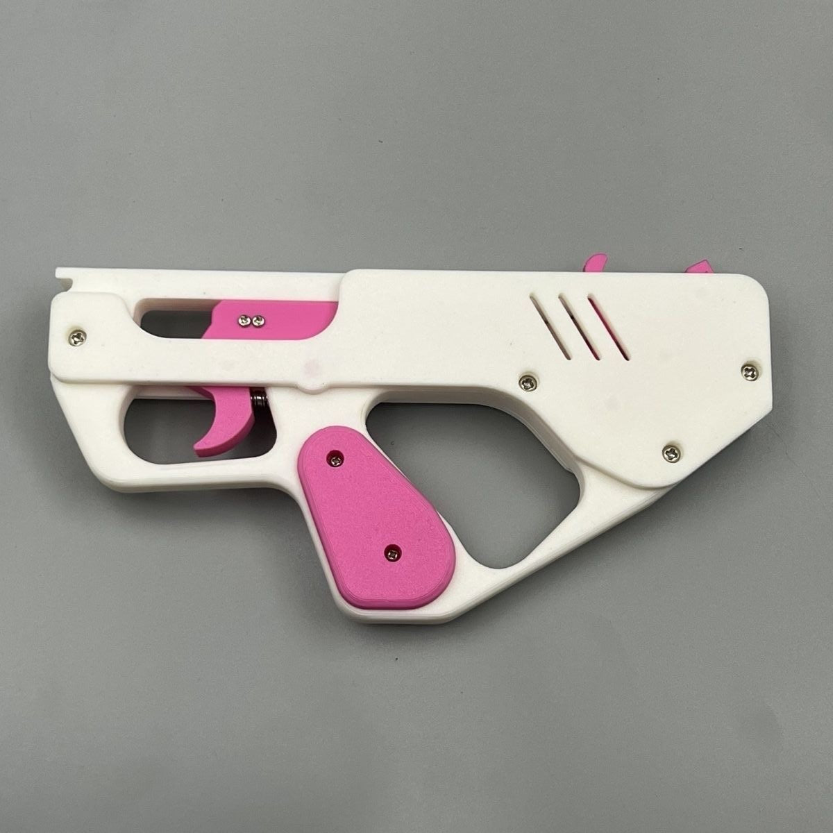 3D printed pink toy gun