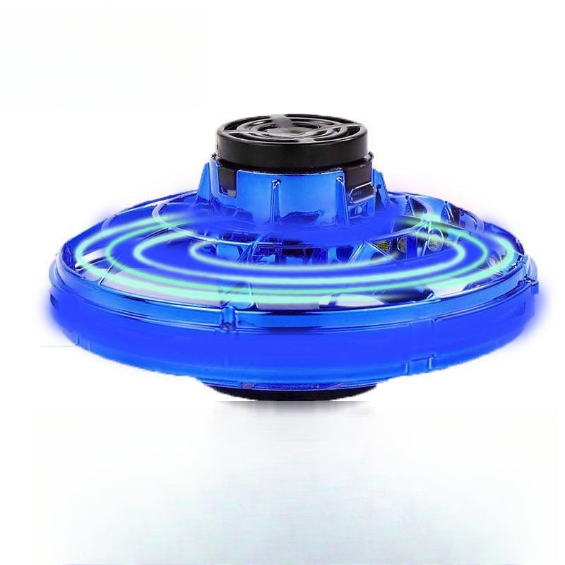 Blue UFO gyroscope