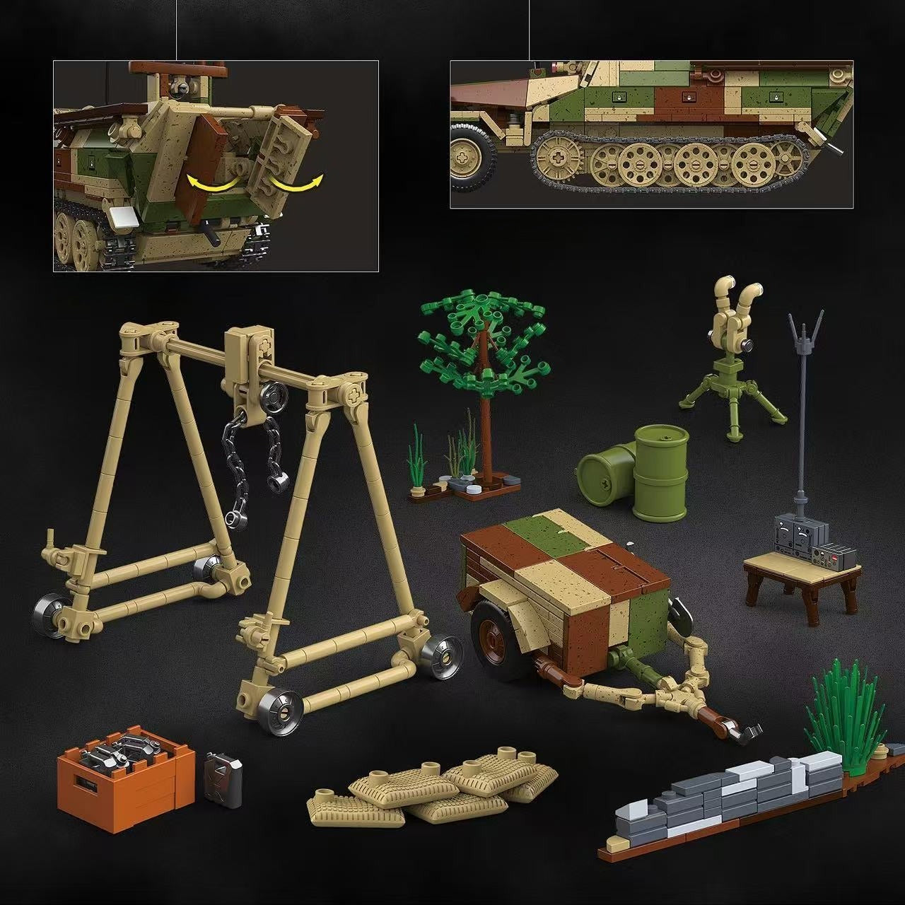 sd-kfz-251-20-half-track-building-blocks