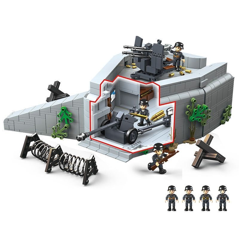 wwii-german-atlantic-wall-building-block-model