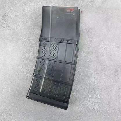 Transparent black long magazine