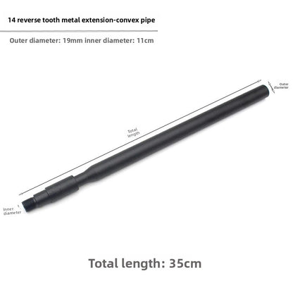 35cm concave and convex tube