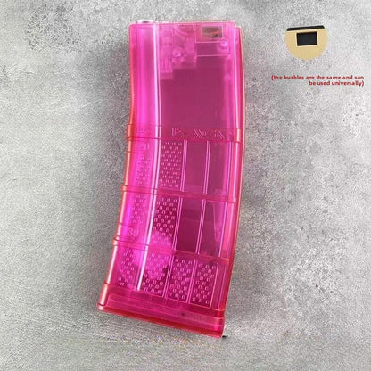 Transparent pink long magazine
