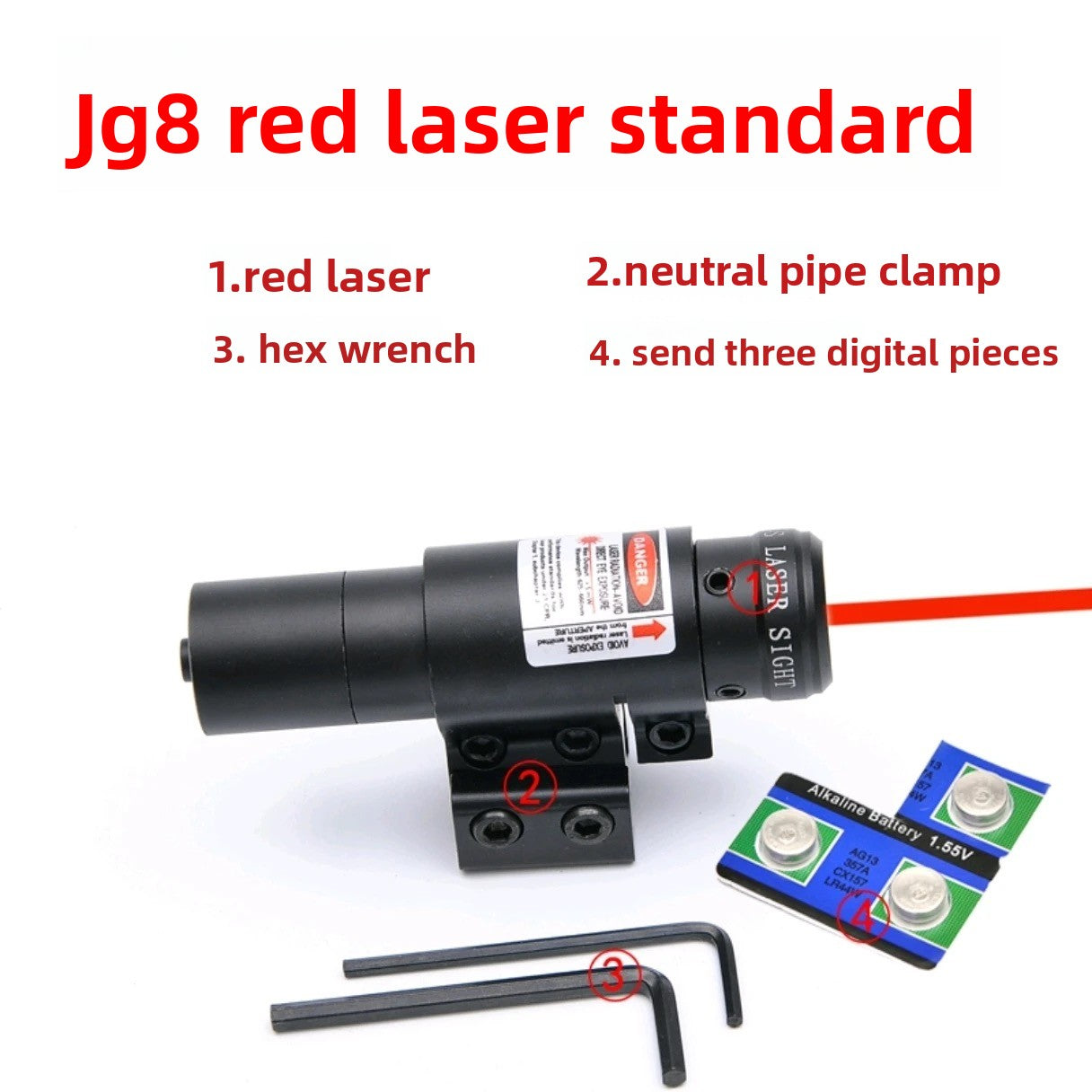 JG8 Red Laser Sight