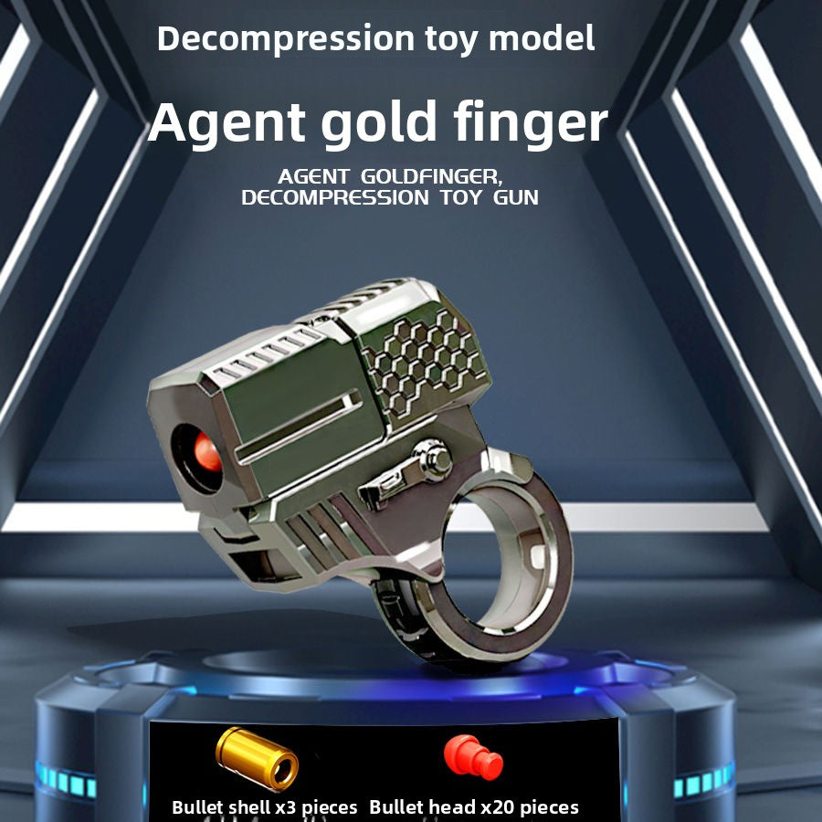 Mini ring tungsten steel pistol