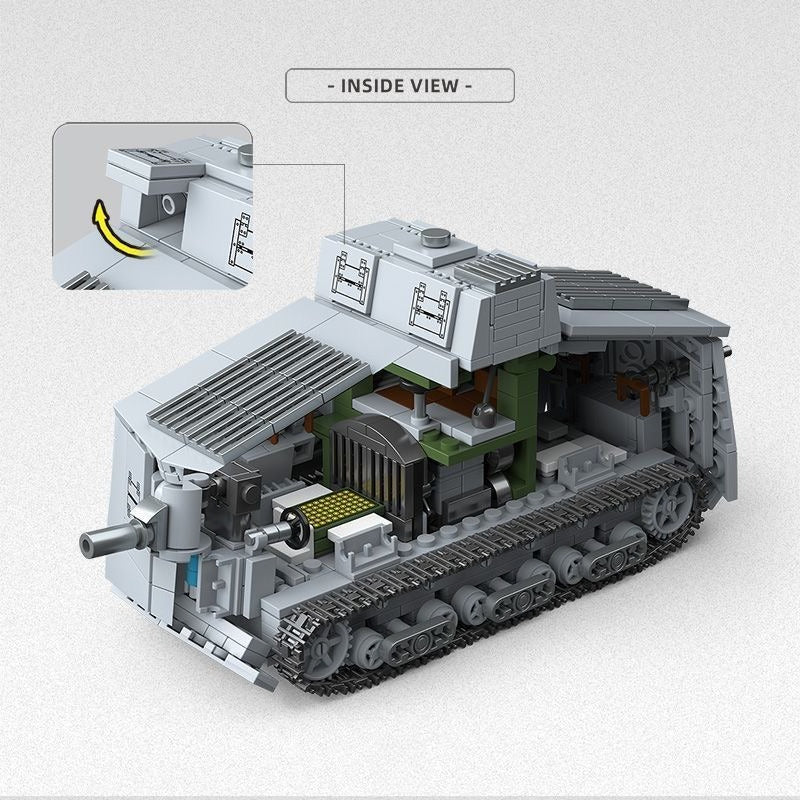 realistic-a7v-tank-model