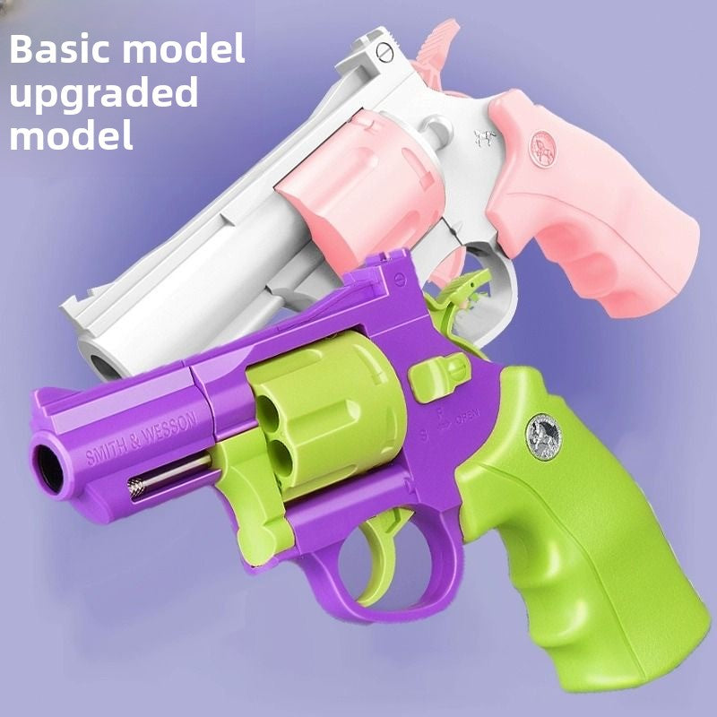 Upgrade revolver soft bullet gun