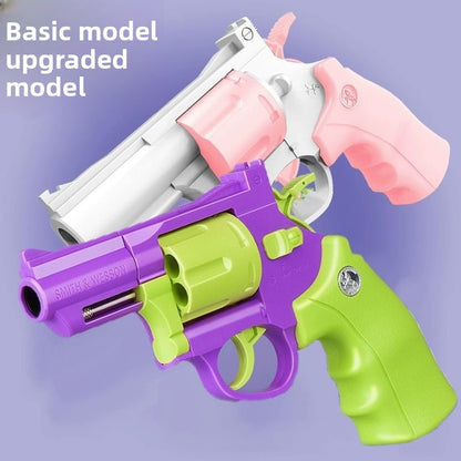 Upgrade revolver soft bullet gun