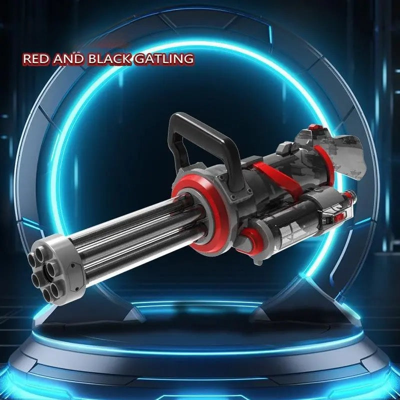Gatling black electric water gun
