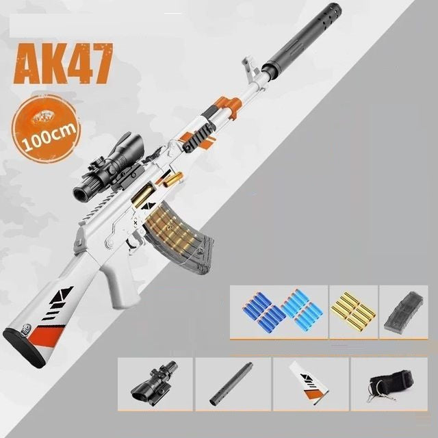 AK47 white soft bullet gun