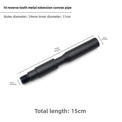 15cm concave and convex tube