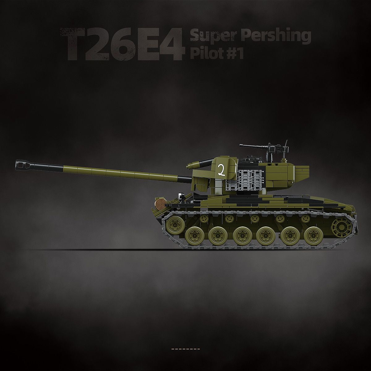 wwii-t26e4-super-pershing-no. 1-tank-building-block