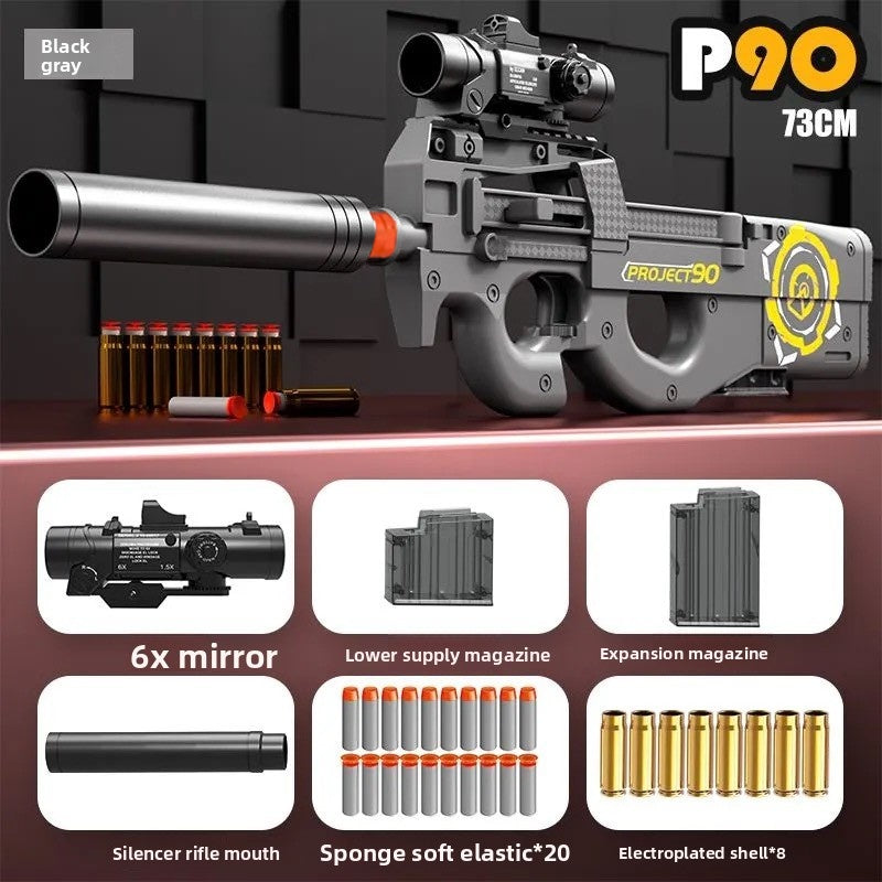 P90 gray soft bullet gun