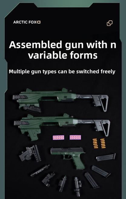 Various gun types can be switched freely