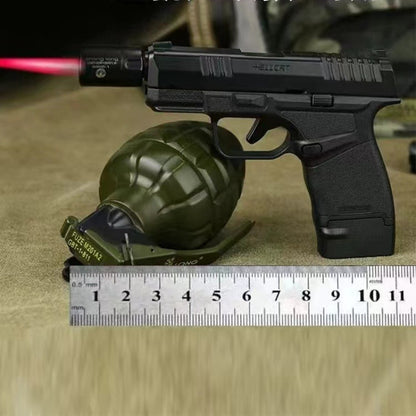 HellCat Three Magazine Metal Windproof Gun Shape Lighter