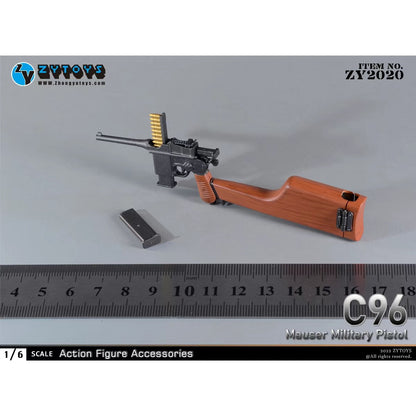 1:6 Mauser C96 Shell Ejection Toy Gun Model