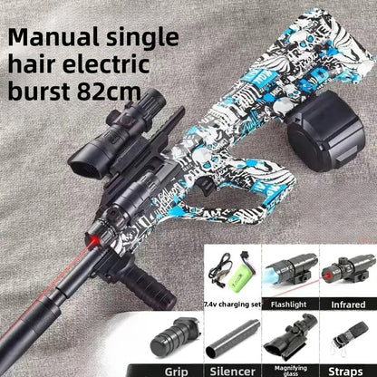 AUG blue gel blaster