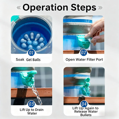 multifunctional gel ball soaking-filter bucket