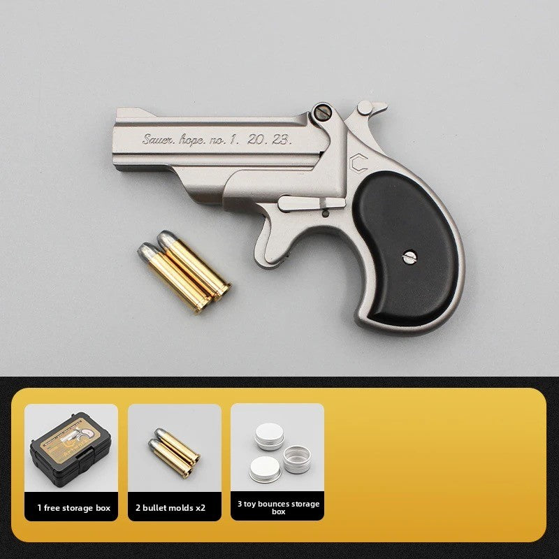 Silver toy gun