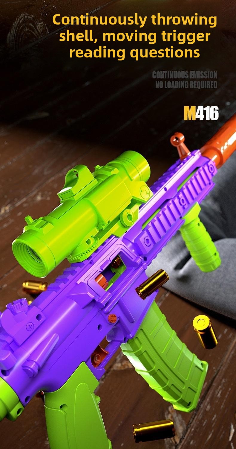Continuous shell ejection