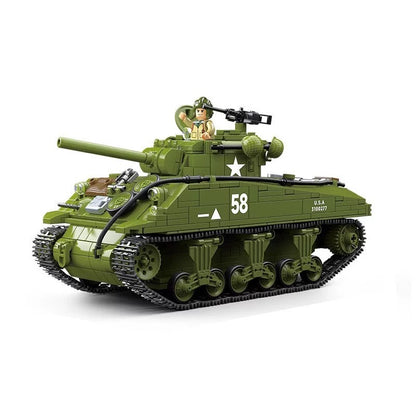 world-war-ii-u.s.-army-sherman-m4a3-medium-building-block-tank
