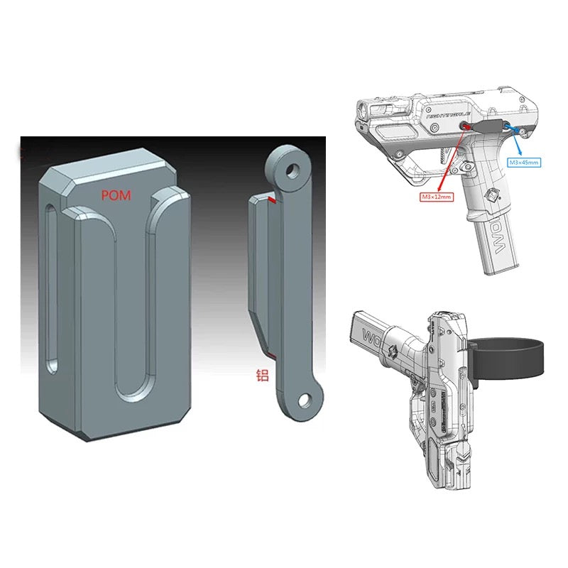 Worker Nightingale Semi//Fully Automatic Strong Magnetic Dart Blaster