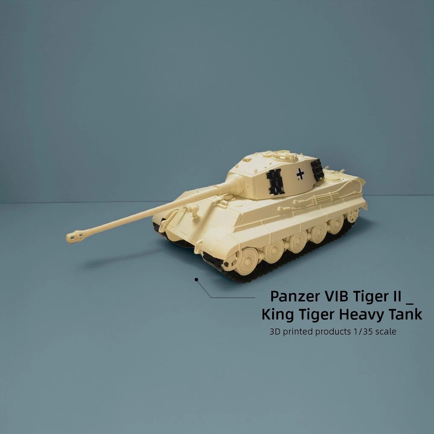 sand-colored-german-tiger-ii-tank-model