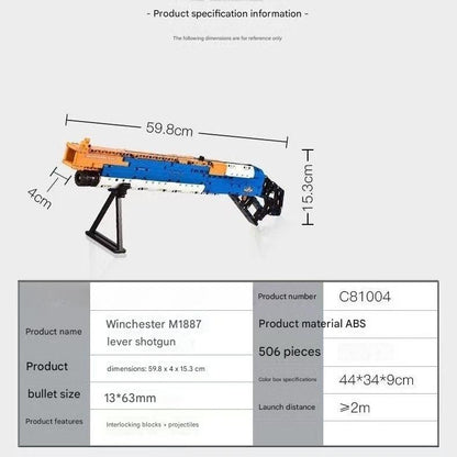 M1887 Winchester Shotgun Building Block Toy Model