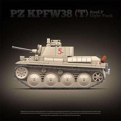 panzer-38-t-building-block-tank-model