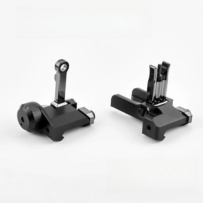Silver front and rear sights