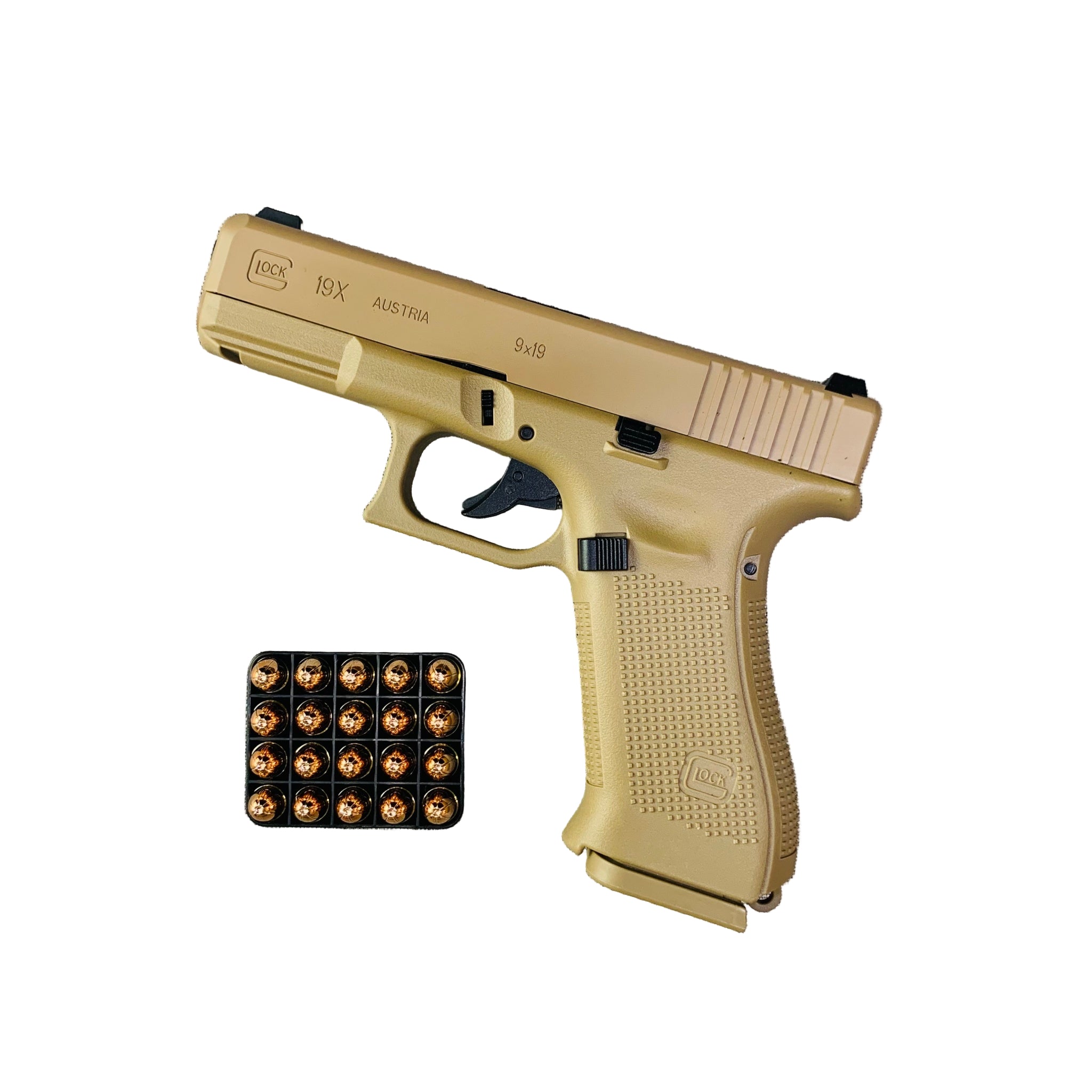 MLF G-19X Blowback Case Ejection Laser Gun - Automatic Empty-Hold