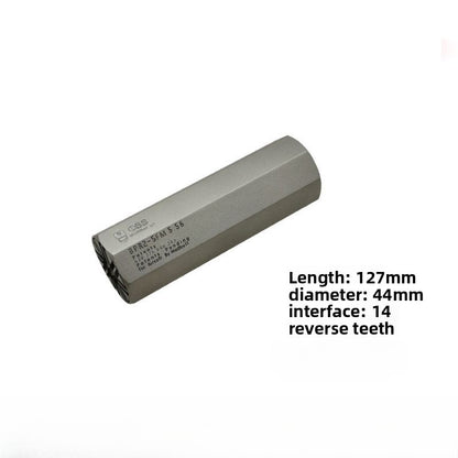 Gray Metal Octagon Silencer