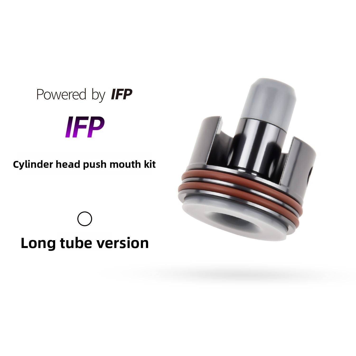 Long tube version cylinder head push nozzle