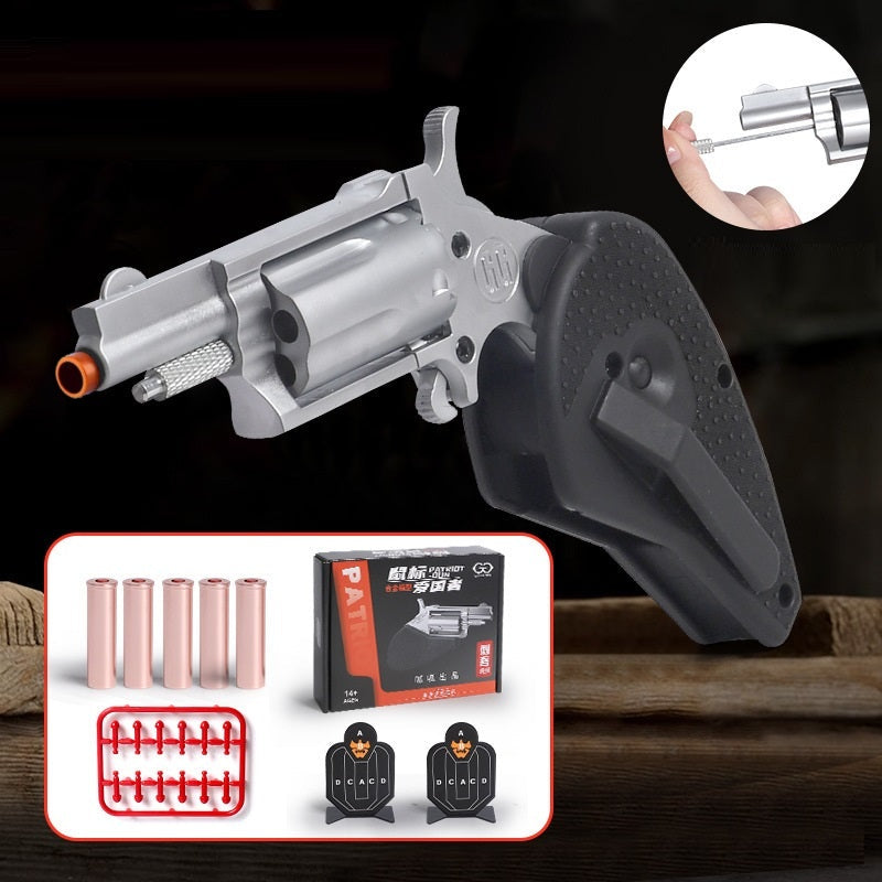 Black folding soft bullet gun