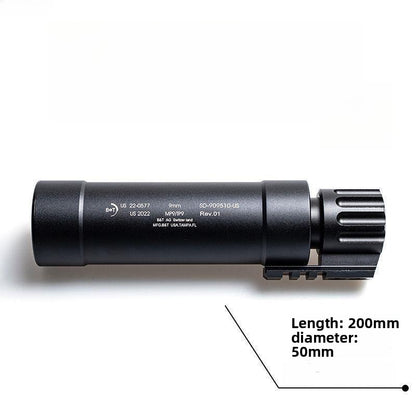 MP9 round head silencer