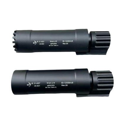 MP9 metal silencer