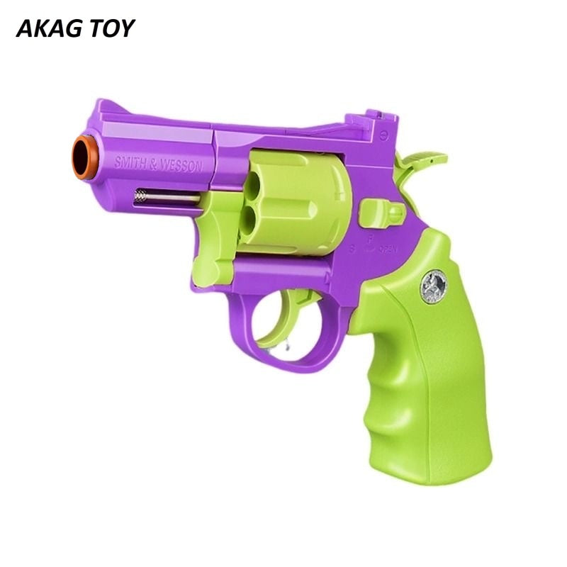 3D printed revolver soft bullet gun