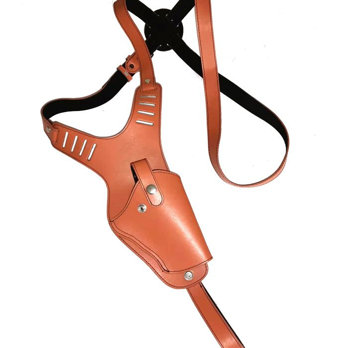 brown-left-shoulder-leather-holster