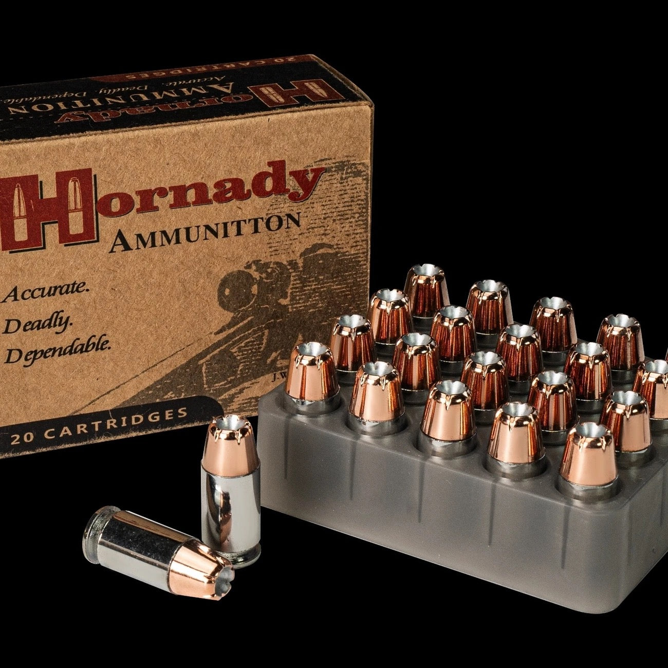 .45-sliver-hollow-bullet-model