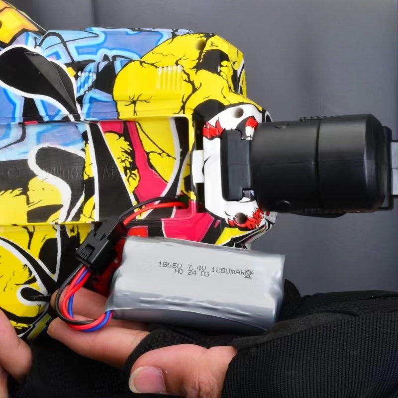 With 7.4v 1200mag lithium battery