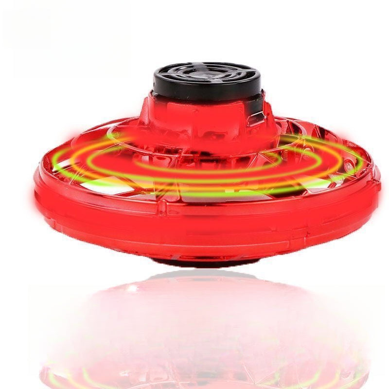 Red UFO gyroscope